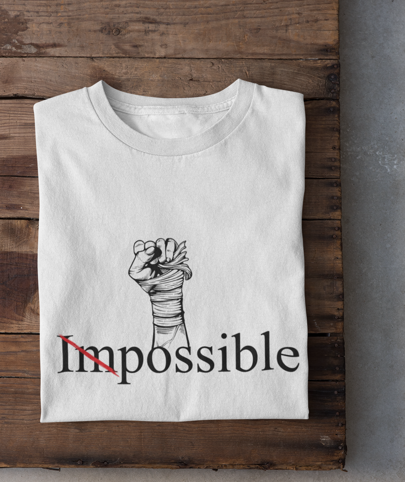 Impossible? Nah. I’m Possible – Motivational Graphic T-Shirt